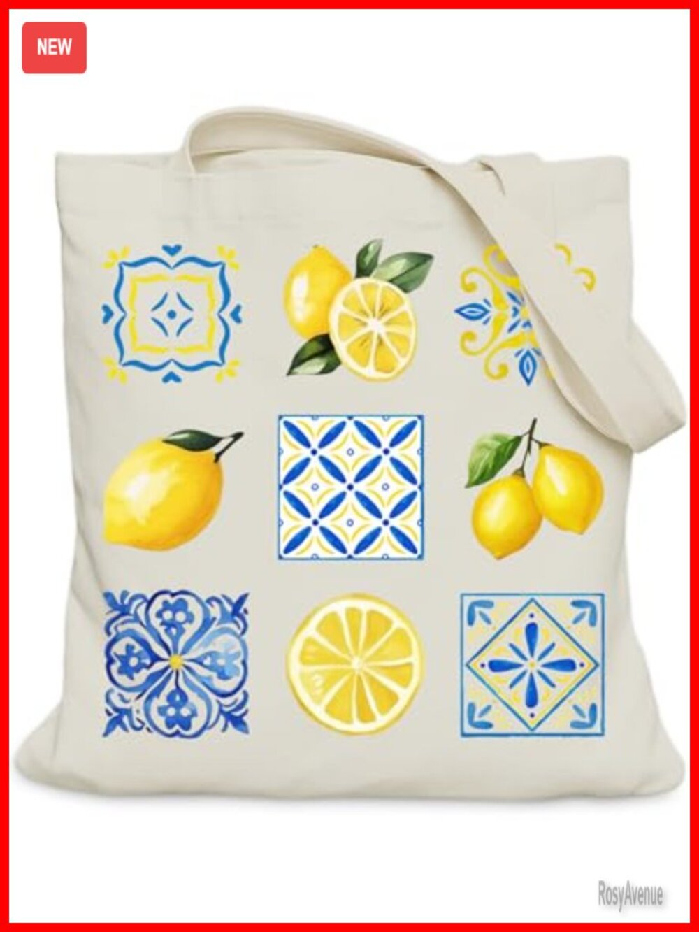 Canvas Tote Bag for Women Medium Inner Pocket Reusable Shoulder Bag